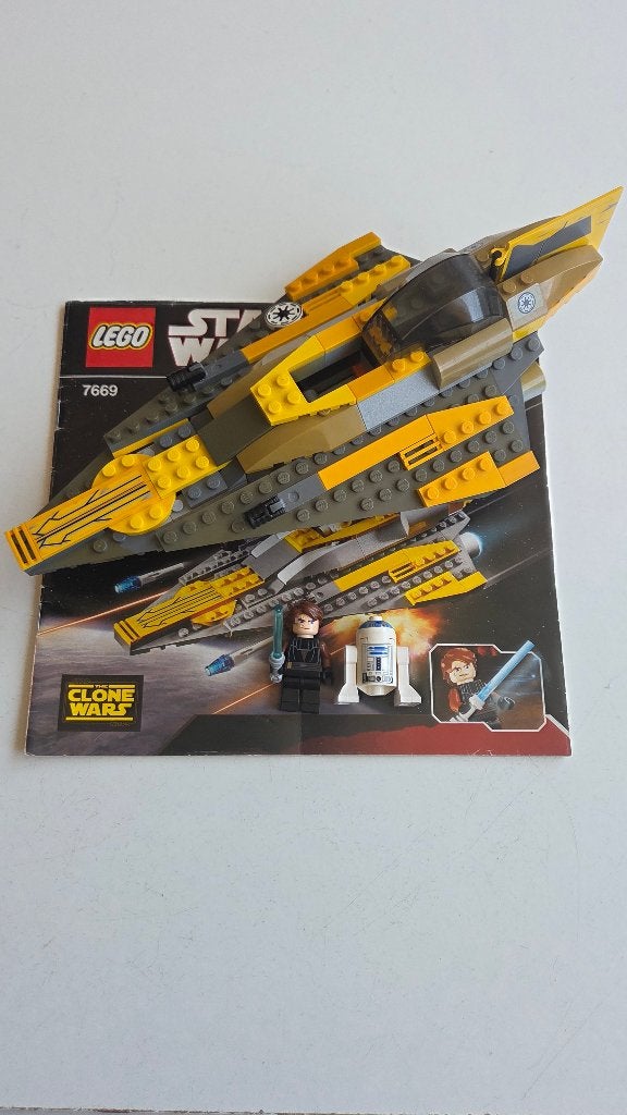 Lego Star Wars Set 7669 Anakin's Jedi Starfighter, Star Wars, Lego, Ophalen of Verzenden, Zo goed als nieuw