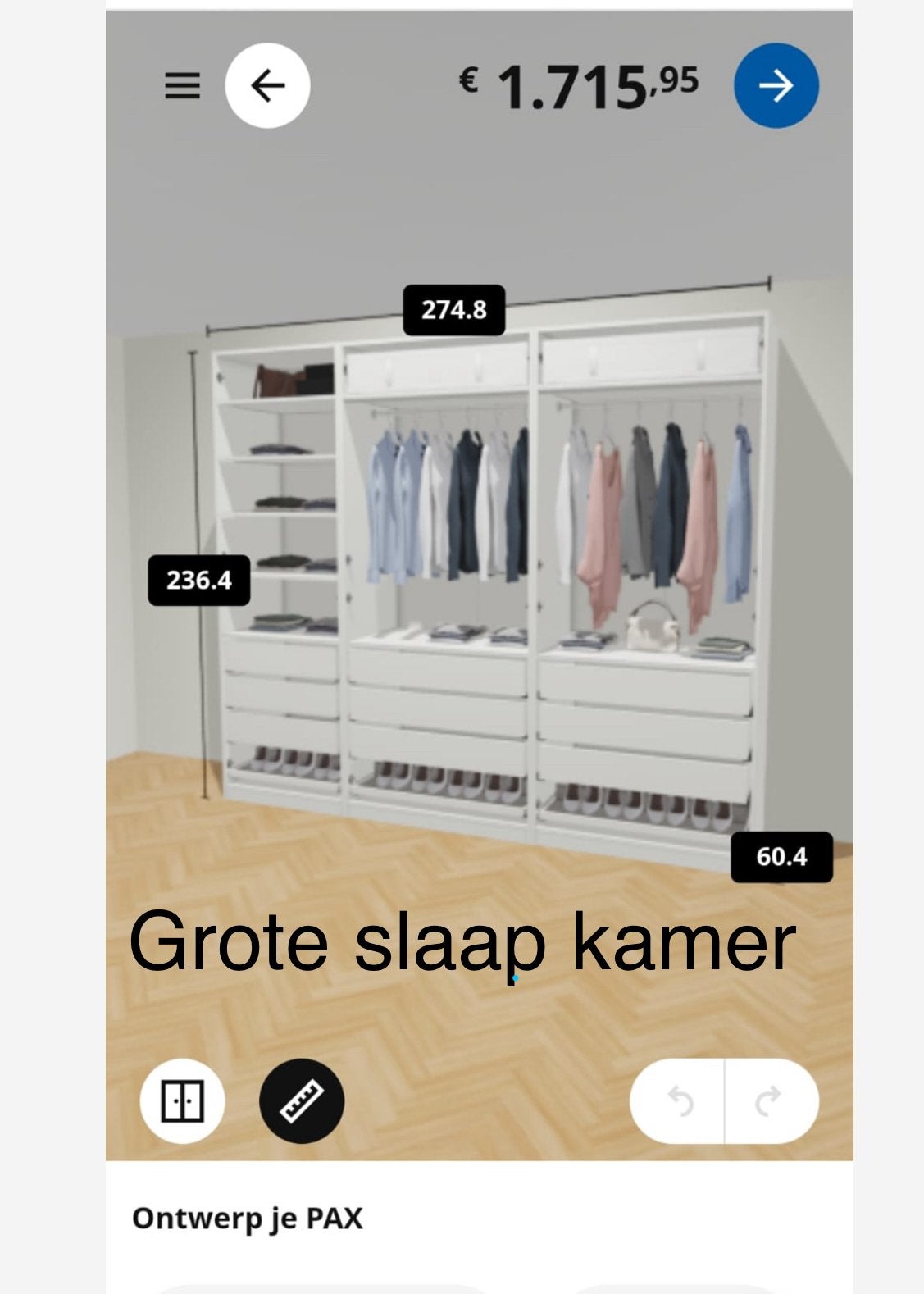 IKEA KASTEN MONTEUR, Ophalen, Zo goed als nieuw, 25 tot 50 cm, 200 cm of meer
