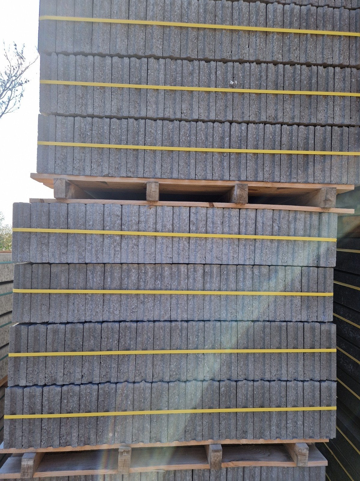 Grijze opsluitbanden 6x15x100 cm, Overige typen, Nieuw, Ophalen of Verzenden, Minder dan 5 m²