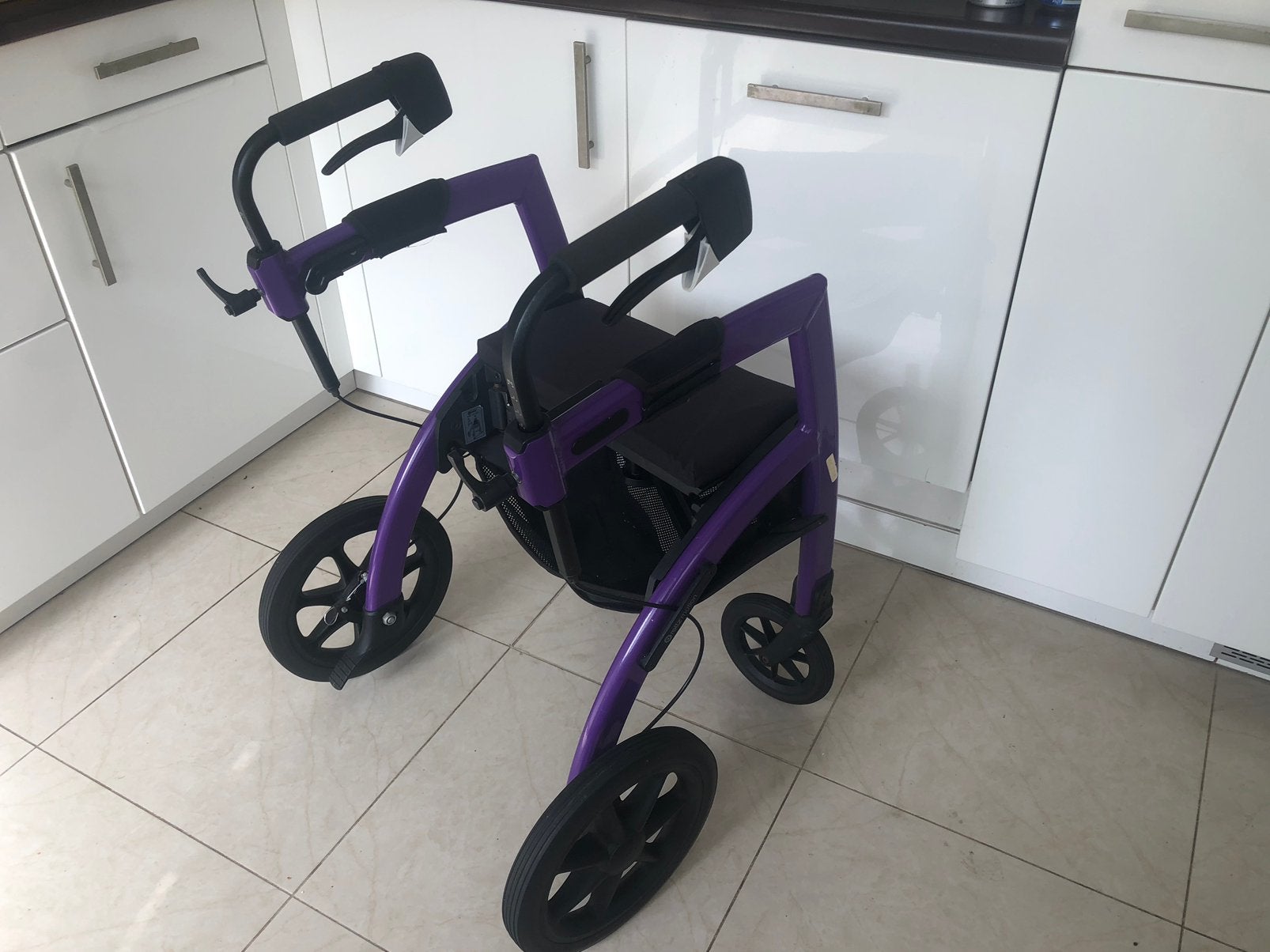 Rollz motion rollater en rolstoel pakket, Ophalen, Zo goed als nieuw, Duwrolstoel