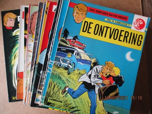 adv0372 rik ringers, Boeken, Eén stripboek, Ophalen, Gelezen
