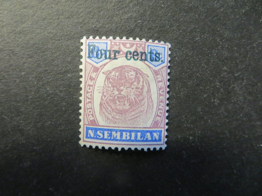 A04854: Negri Sembilan  4 c, Ophalen of Verzenden, Oost-Azië