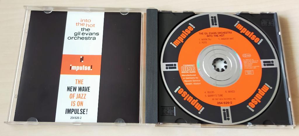 The Gil Evans Orchestra - Into The Hot CD Impulse 1961/1987, Ophalen of Verzenden, 1960 tot 1980, Gebruikt, Jazz