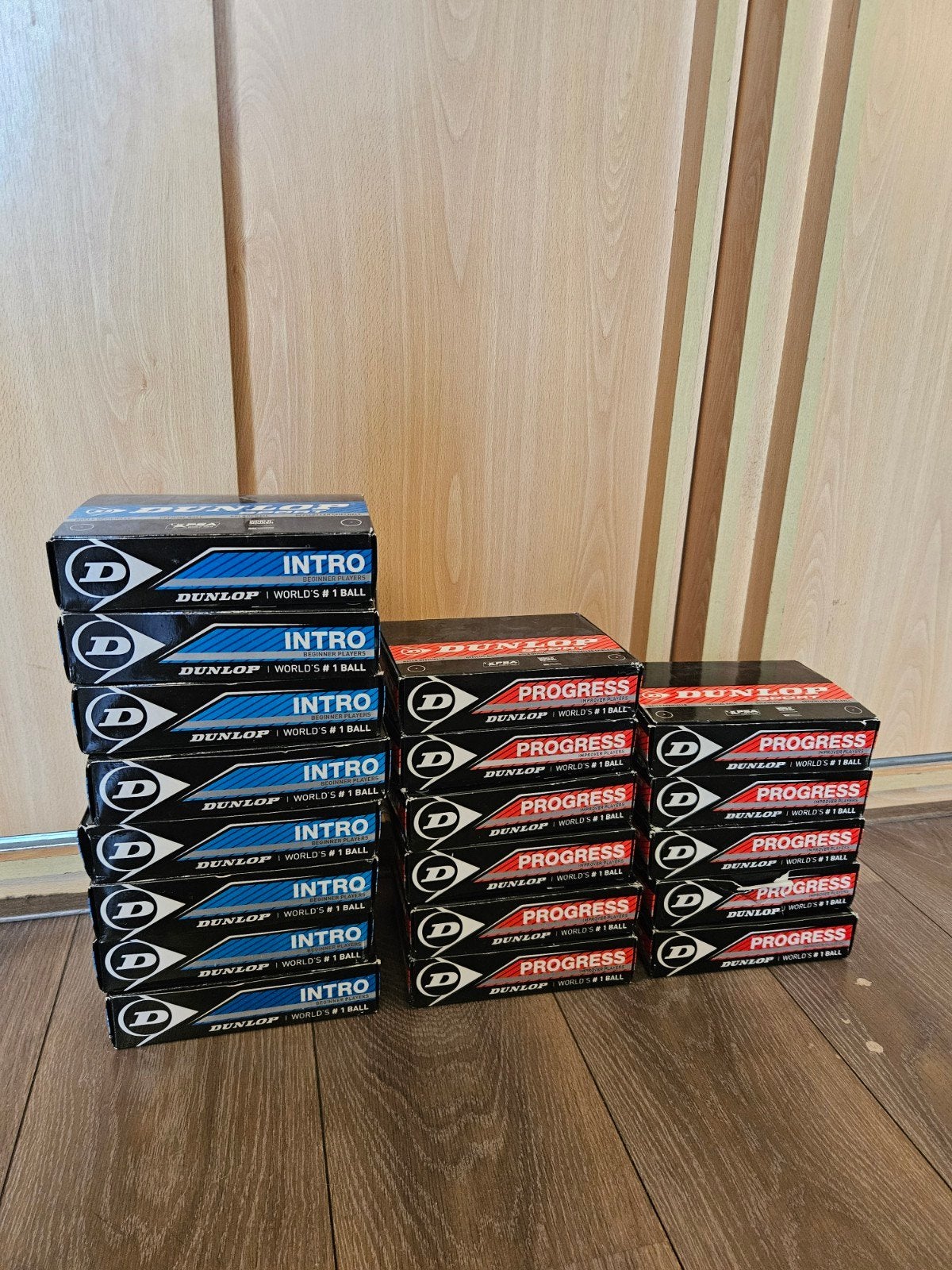 Nieuwe Dunlop squash ballen blauw rood, Ophalen of Verzenden, Nieuw, Toebehoren