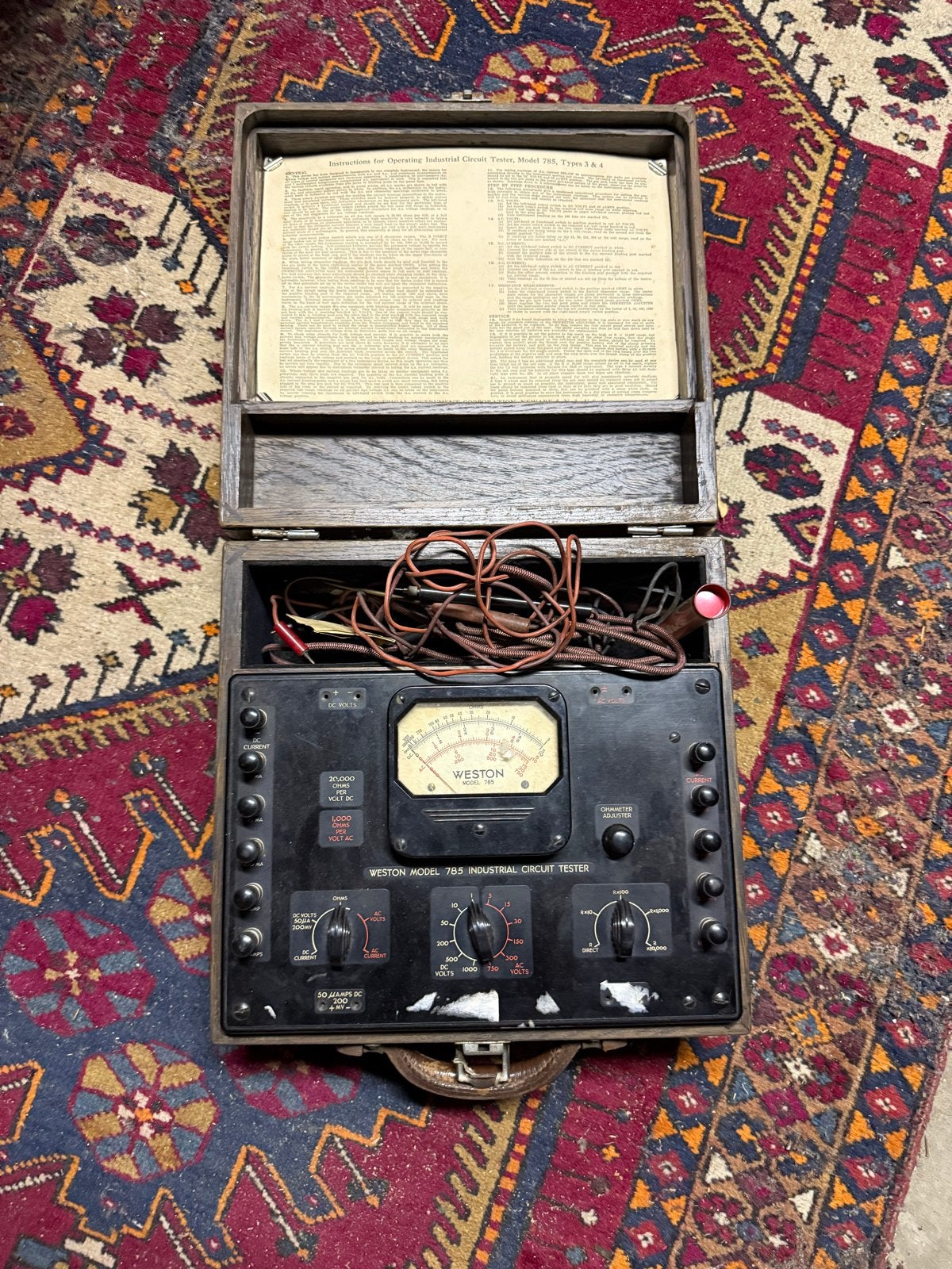 Weston Model 785 Industriële Circuit Tester Vintage, Ophalen of Verzenden