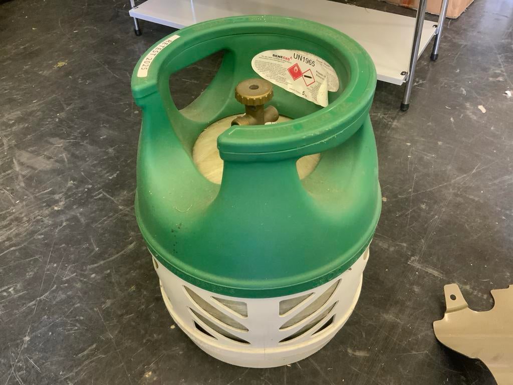 Gasfles 5kg (half vol) - Propaan/Butaan, Ophalen, Gebruikt