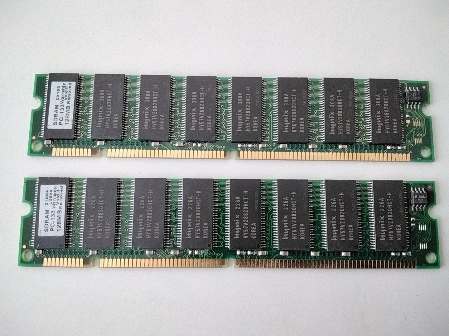 Paartje 128mb PC133 SDRAM geheugen, Ophalen of Verzenden