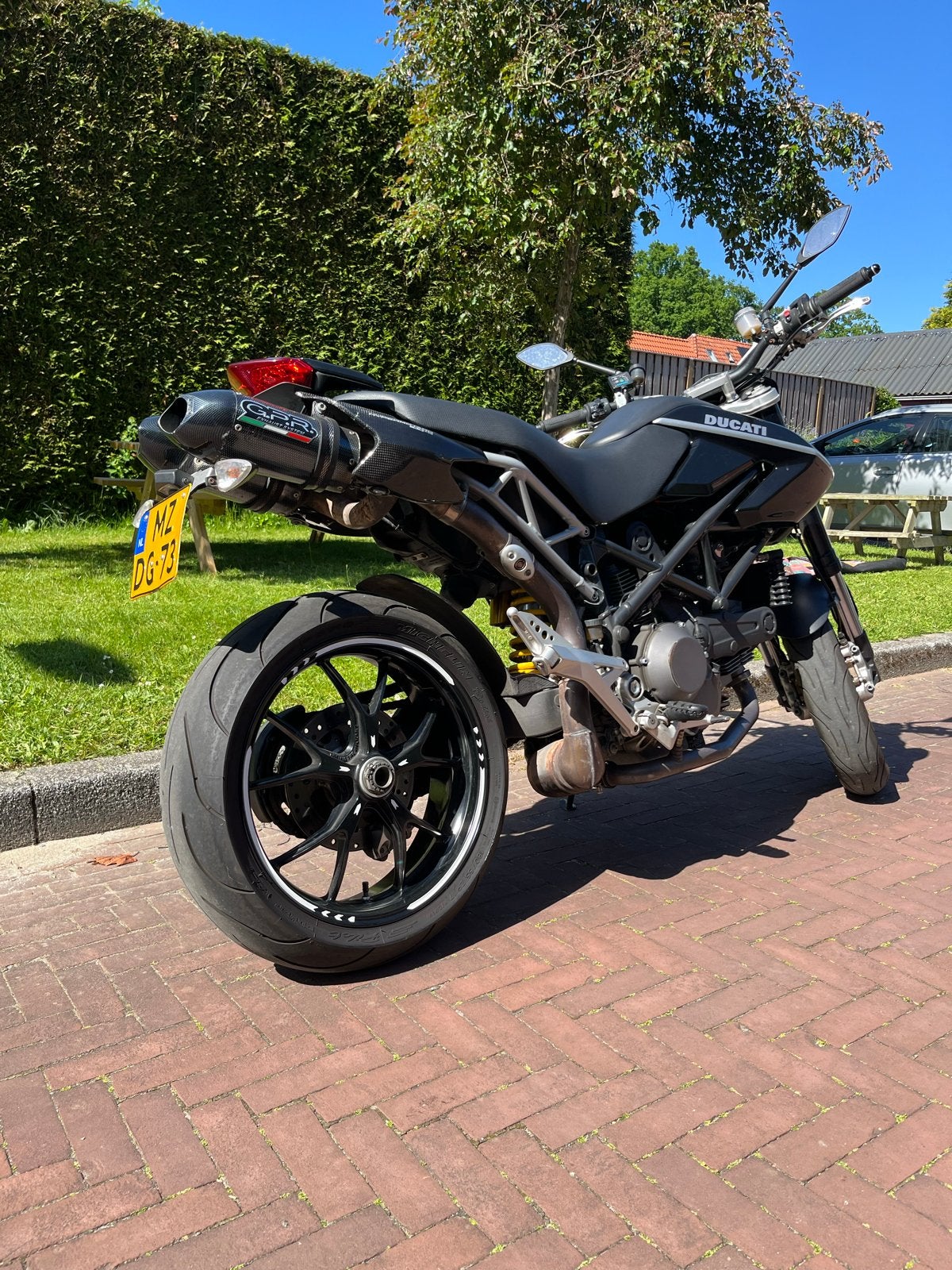 Ducati Hypermotard 1100 EVO (2010), Motoren, Motoren | Ducati, 2 cilinders, Sportuitlaat, Motorrijbewijs A, Gebruikt