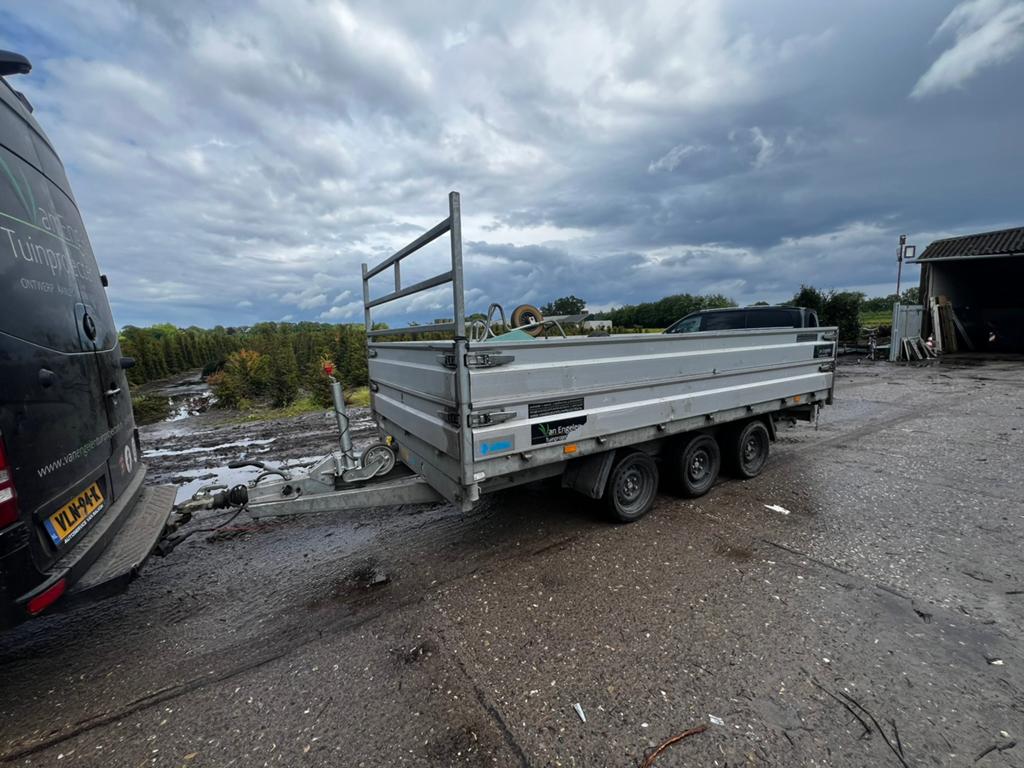 Hapert cobalt 3500 3 zijdige kieper kipper aanhangwagen, Auto diversen, Aanhangers en Bagagewagens, Ophalen, Zo goed als nieuw