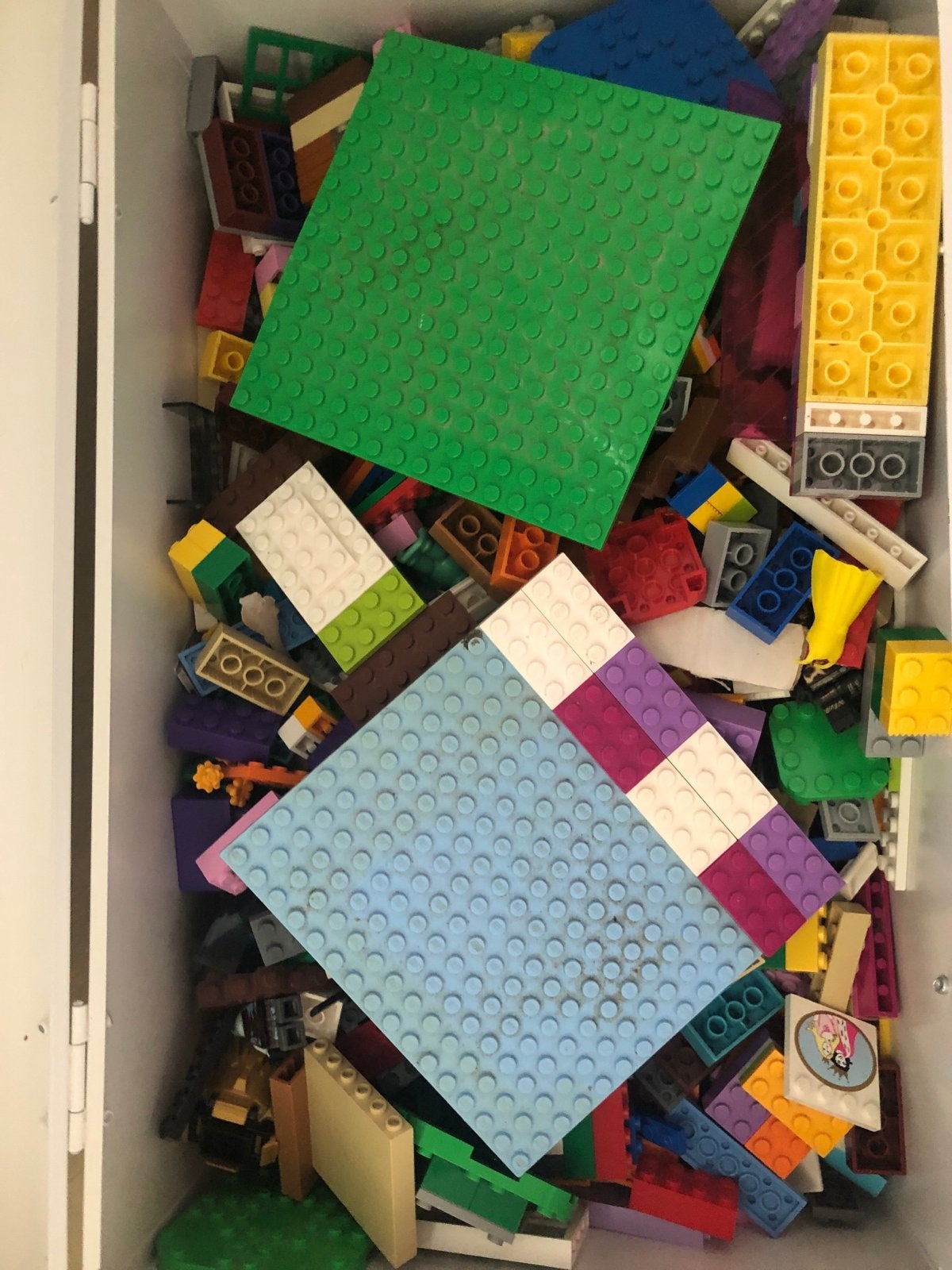 Grote partij Lego met opbergbak, Gebruikt, Inclusief extra onderdelen, Lego, Ophalen of Verzenden