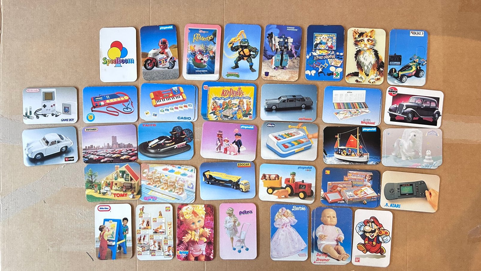 Speelboom vintage retro memory spel met div. bekende merken, Gebruikt, Speelboom, Onbekend, Ophalen of Verzenden