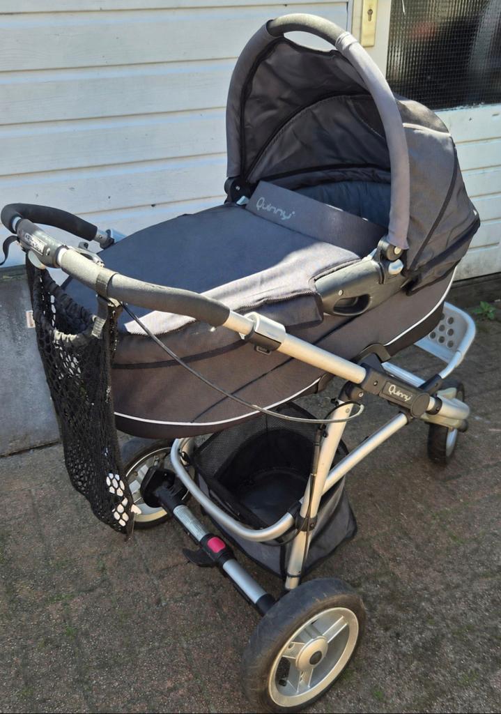Quinny kinderwagen met reiswieg, Kinderwagen, Gebruikt, Luchtbanden, Quinny