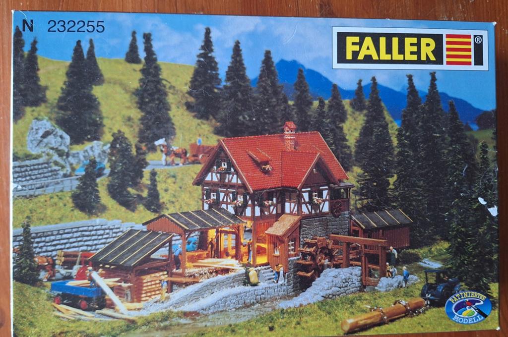 Faller 232255 bouwpakket zaagmolen, Overige merken, Gelijkstroom of Wisselstroom, Brug, Tunnel of Gebouw, Nieuw