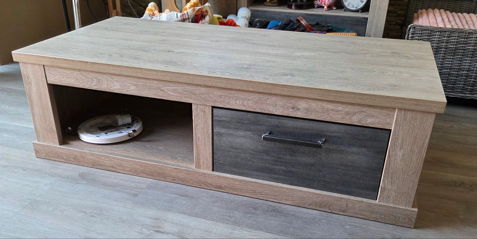 Complete woonkamerset grey oak look, Ophalen