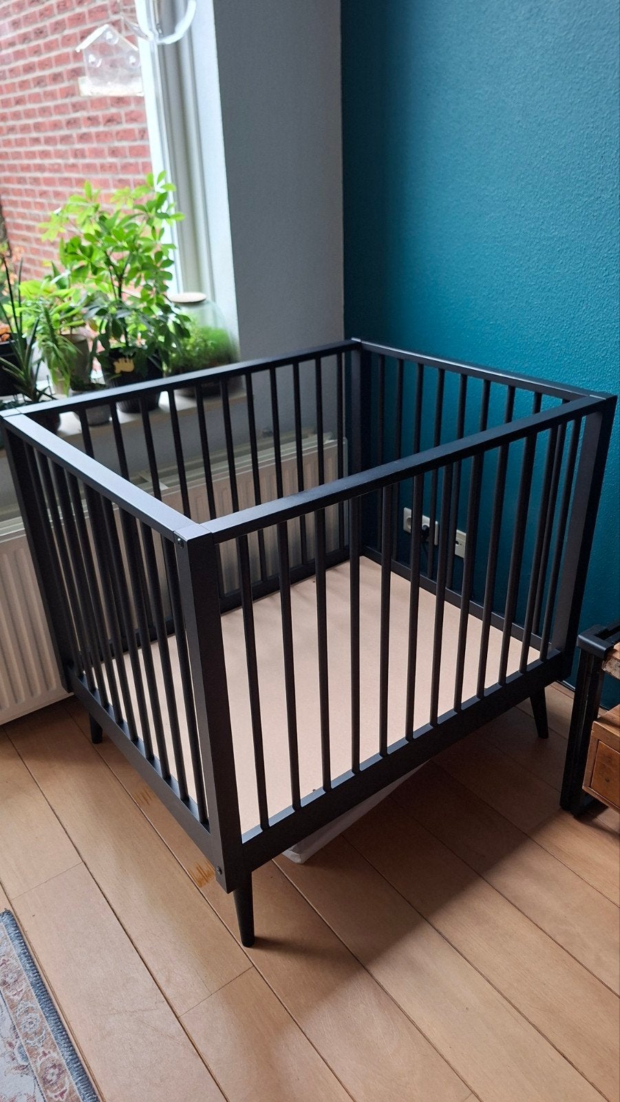 Europe Baby Box Evy Mat Zwart, Ophalen, Zo goed als nieuw, Rechthoekig, In hoogte verstelbaar