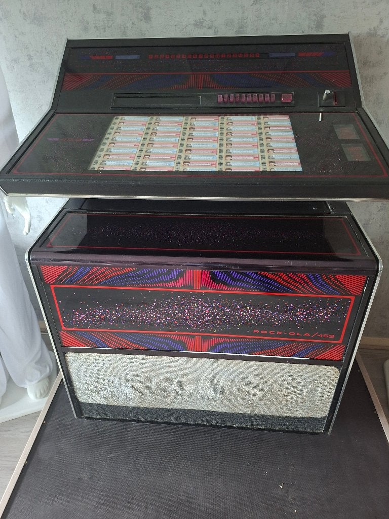 jukebox, Gebruikt, 1950 tot 1960, Rock Ola, Ophalen