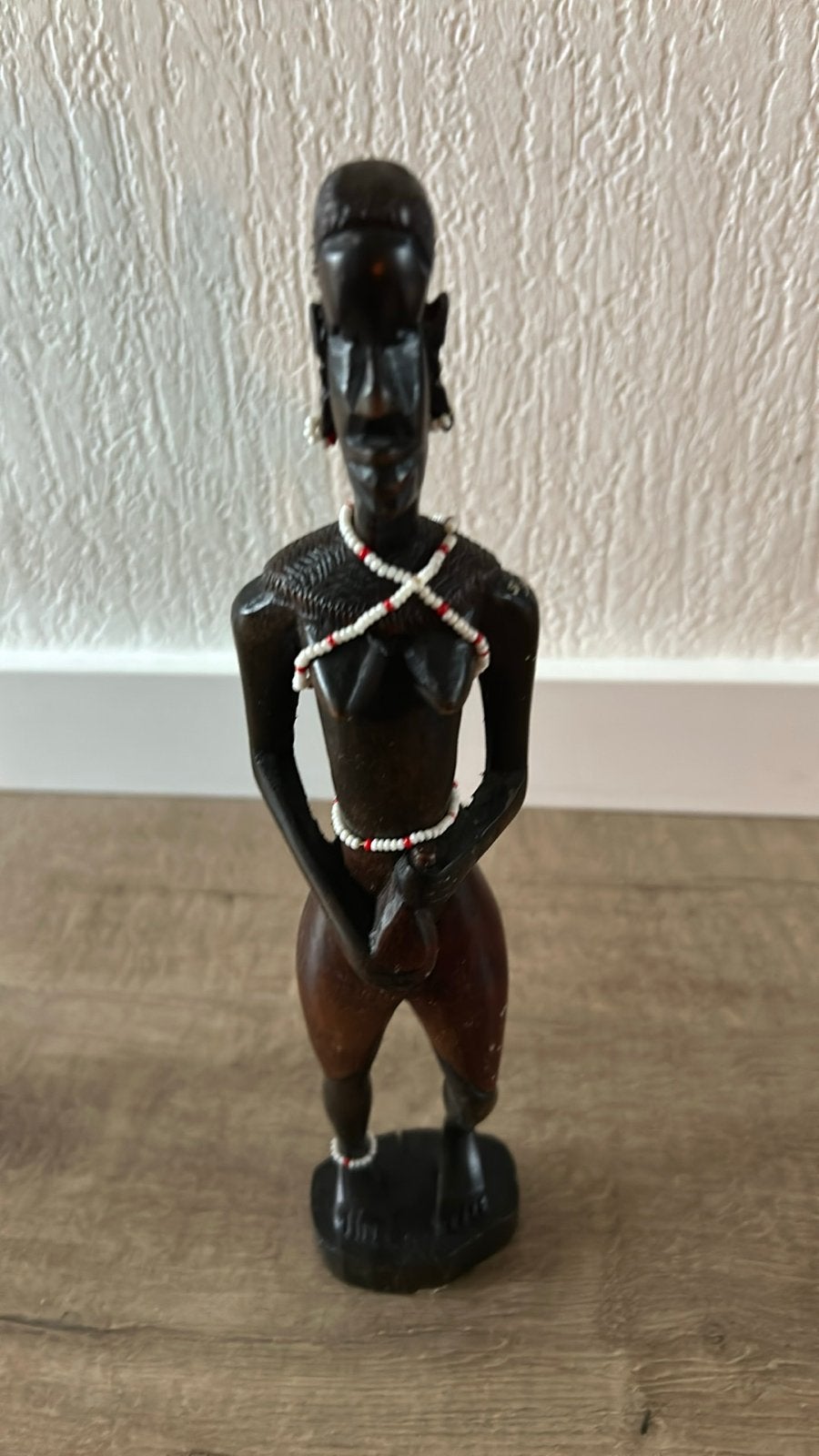 Afrikaanse houten beelden - Man en Vrouw, Antiek en Kunst, Hout, Bruin, Afrika, Handgemaakt
