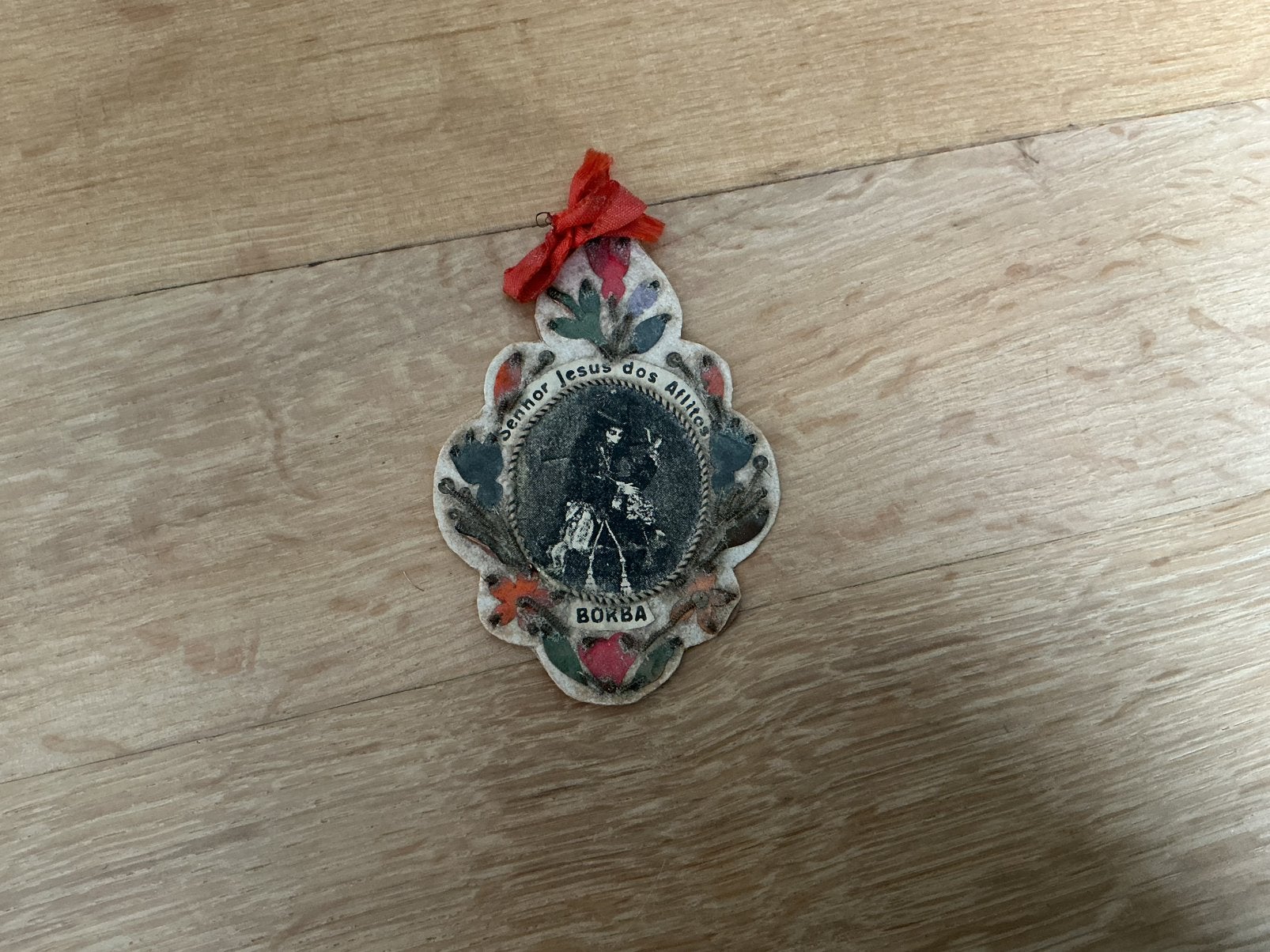 antiek Portugees devotioneel hanger-amulet, Antiek en Kunst, Ophalen of Verzenden