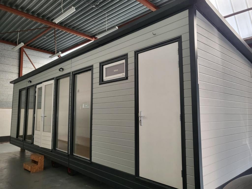Moderne en ruime stacaravan met airco, Caravans en Kamperen, Stacaravans