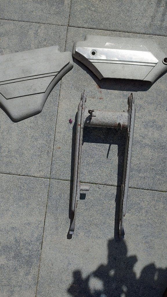 Zundapp 517 Brug en zijkappen GESTAALD, Ophalen of Verzenden, Gebruikt