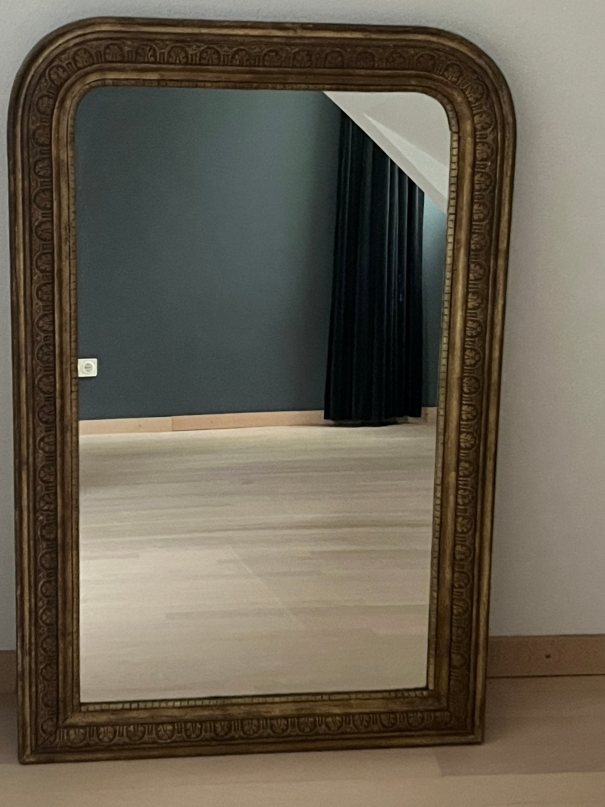 Leuke spiegel met houten omlijsting 106x70, Ophalen, Rechthoekig, 50 tot 100 cm, 100 tot 150 cm