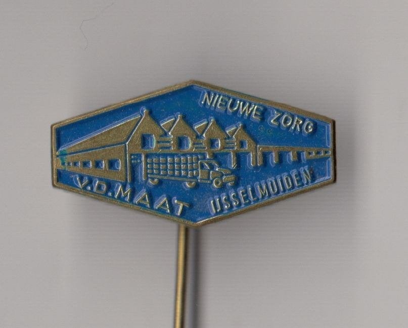 IJsselmuiden Nieuwe Zorg speldje, Gebruikt, Niet vindbaar, Niet vindbaar, Speldje of Pin