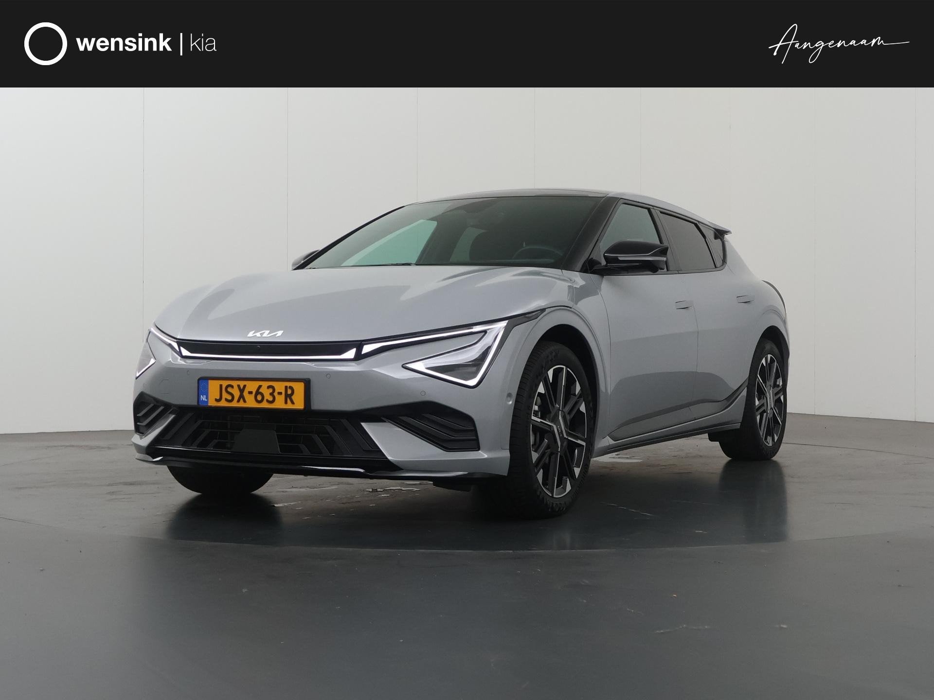 Kia EV6 GT-Line 84.0kWh | Panoramadak | Meridian Audio | Ele, 228 pk, Achterwielaandrijving, Zwart, Lichtsensor