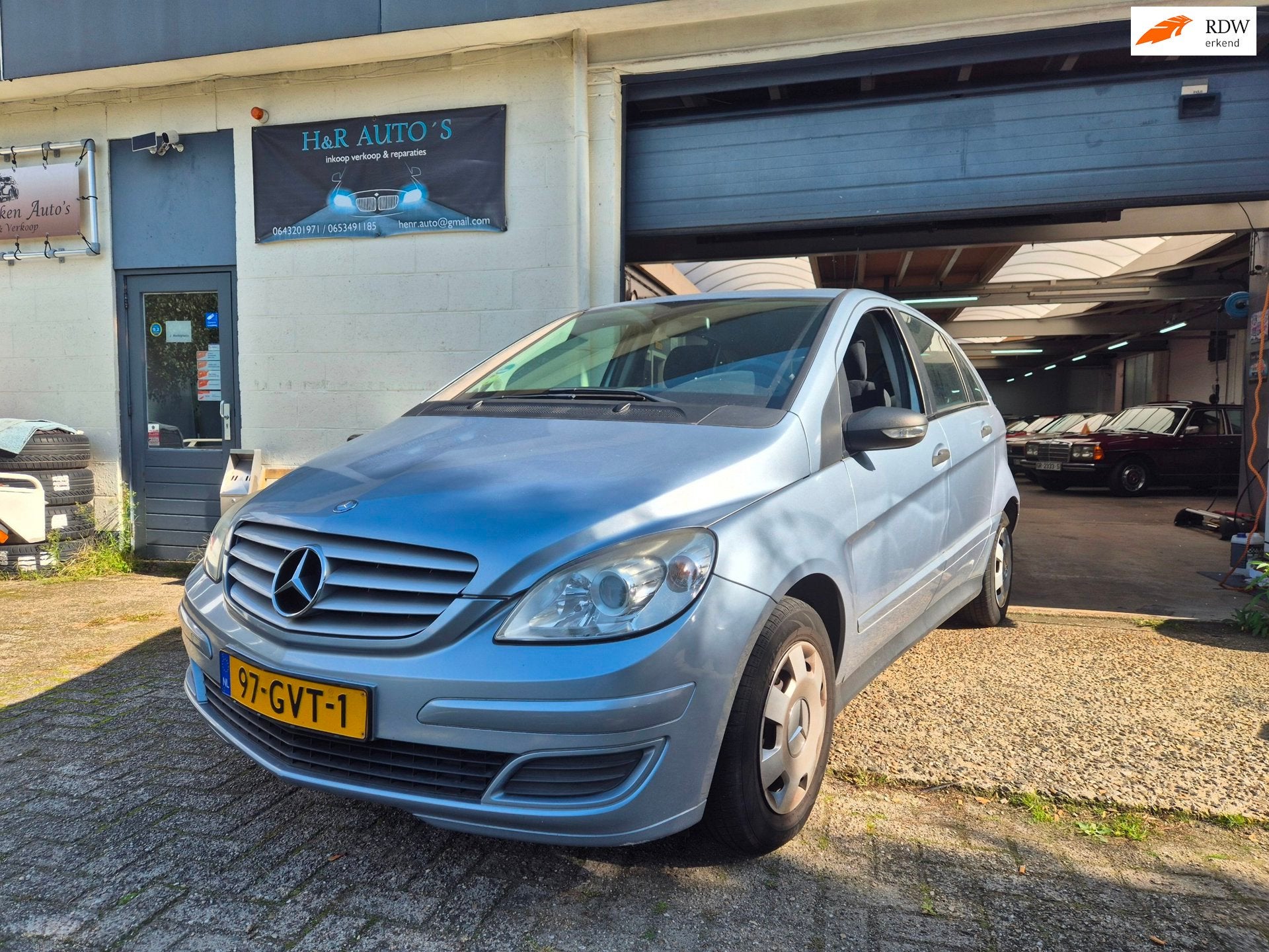Mercedes-Benz B-klasse 170 , zeer nette auto , 173 dkm, Voorwielaandrijving, Gebruikt, Zwart, 4 cilinders