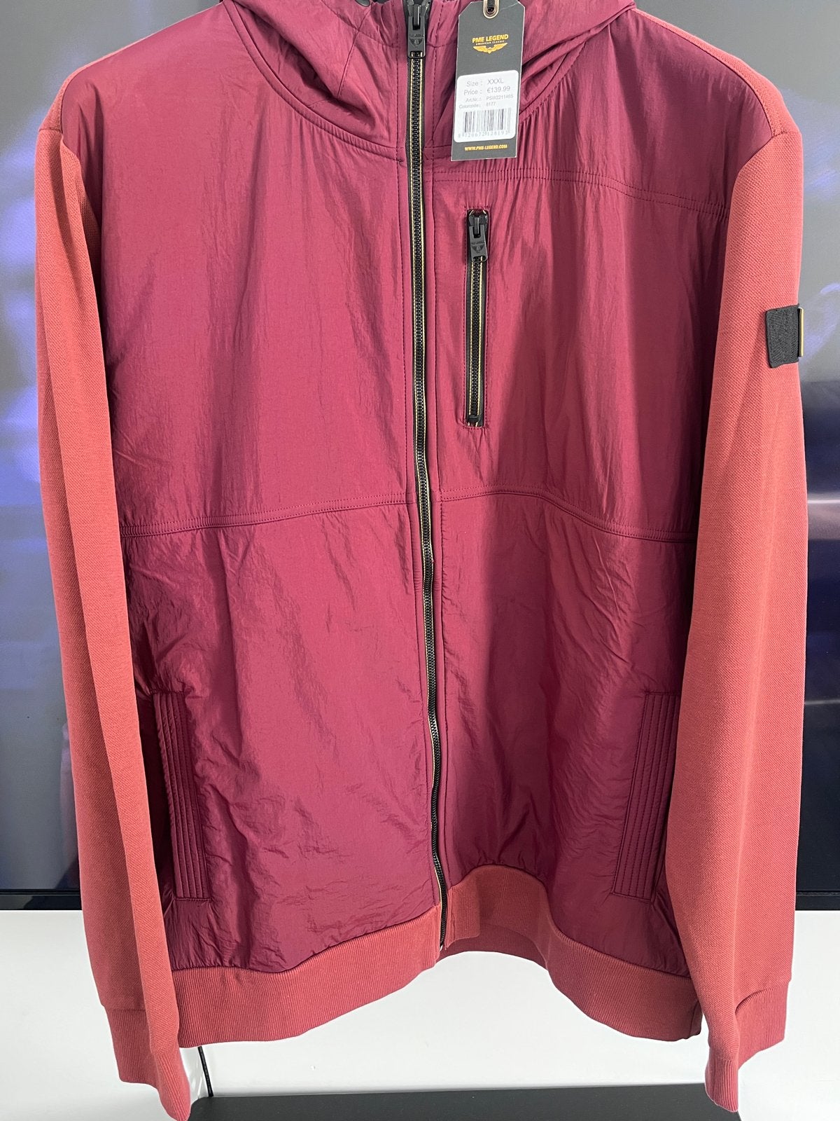 Nieuw PME Legend Jack met Capuchon - Bordeauxrood XXXL, Ophalen of Verzenden, Nieuw, Overige maten, Rood