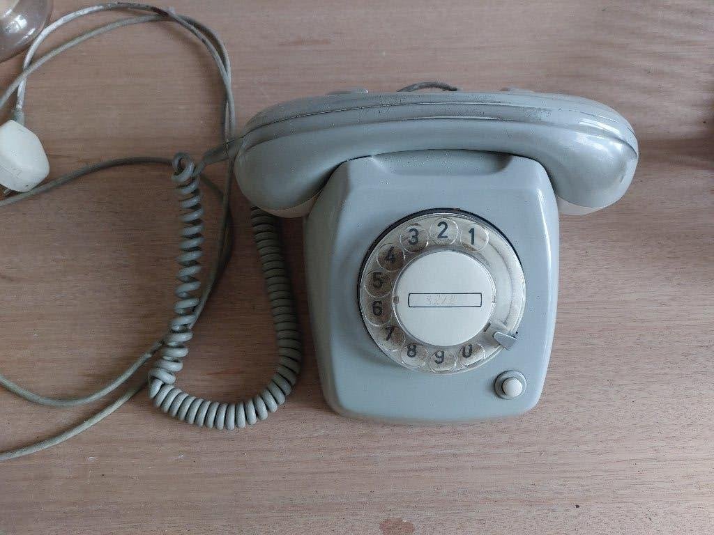 Telefoon met draaischijf, Ophalen, Gebruikt, Met draaischijf