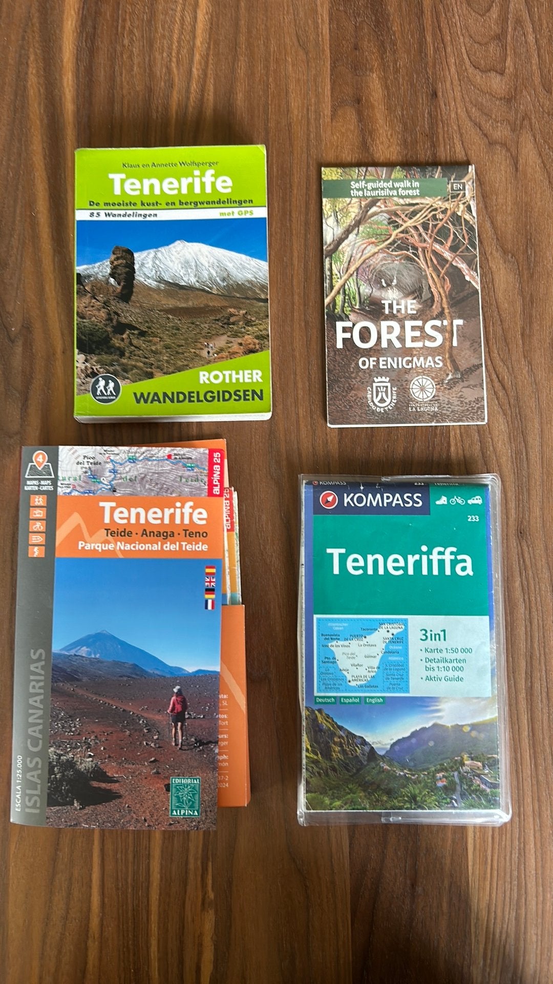 Tenerife wandelgids Rother en kaarten wandelkaarten, Ophalen of Verzenden, Gelezen, Overige merken, Europa