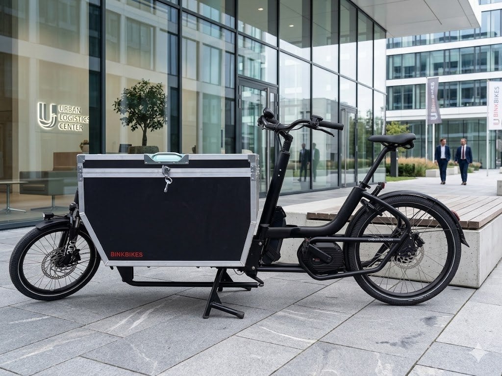 URBAN ARROW Flatbed L Bosch Cargo Line Zwart + Flightcase, Ophalen, Nieuw, Goederen, Overige merken