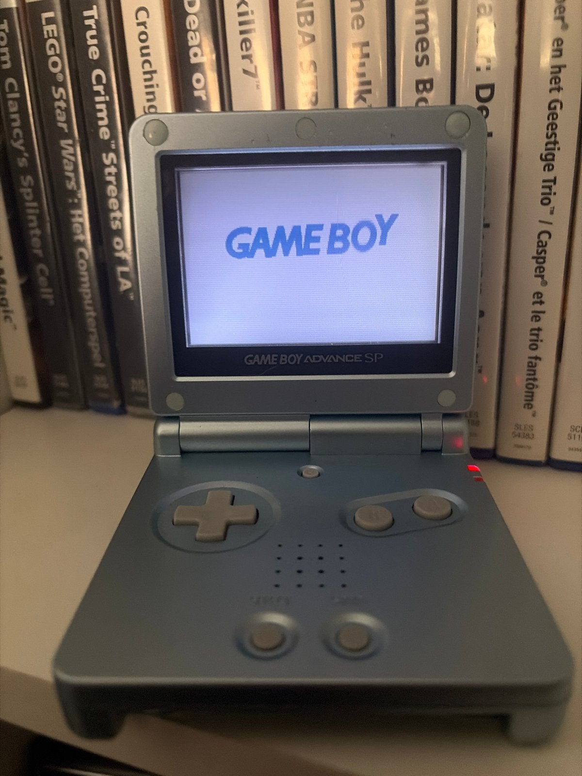 Game Boy Advance SP , zonder oplader, Spelcomputers en Games, Spelcomputers | Nintendo Game Boy, Ophalen of Verzenden, Gebruikt