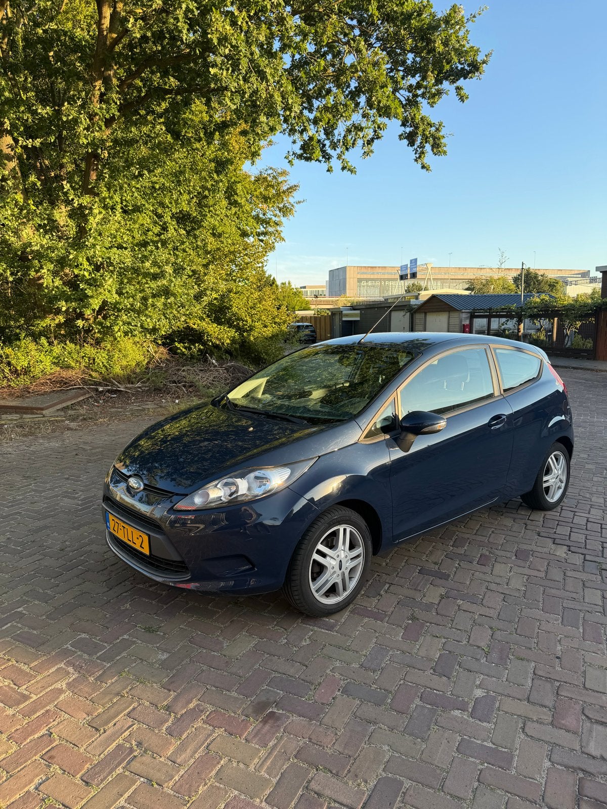 Ford Fiësta 1.25 AC/Cruise/Trekhaak/+Winterbanden 2012 Blauw