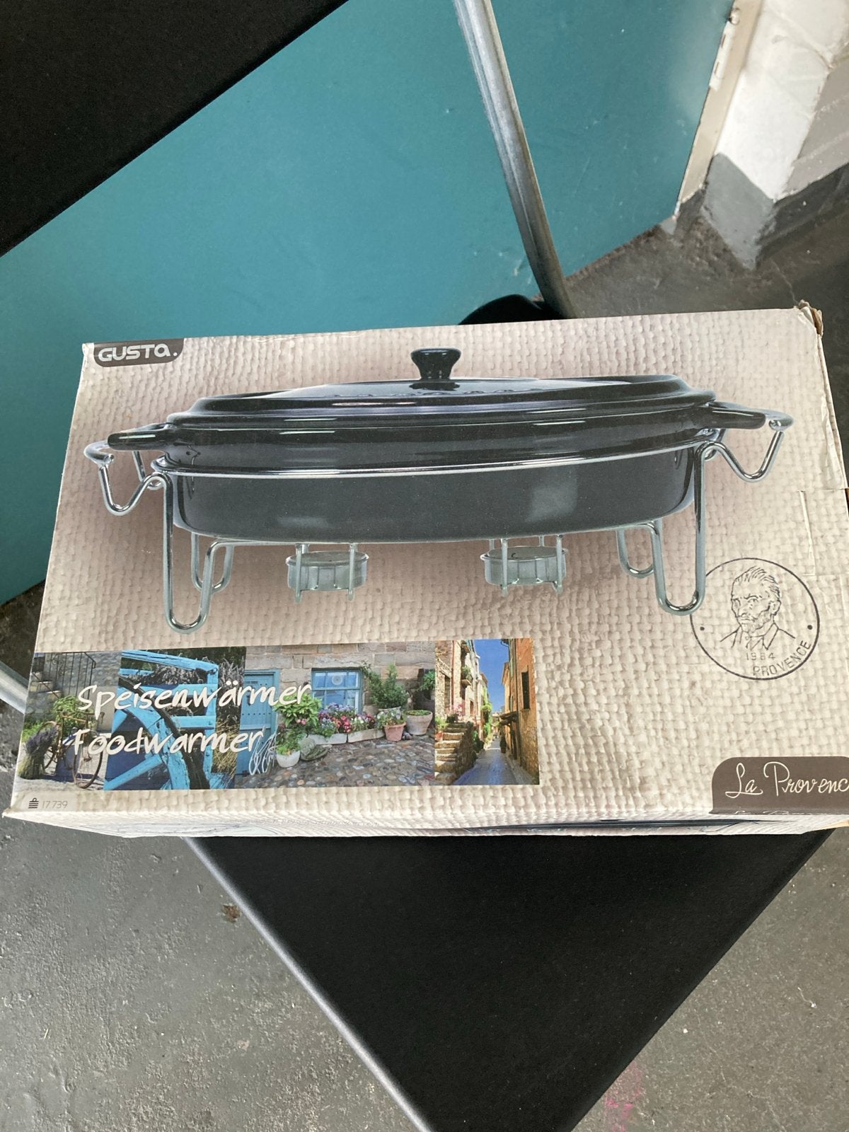 Gusta Ovenschaal met Rechaud - Nieuw in Verpakking, Ophalen, Nieuw, Gusta, Zwart