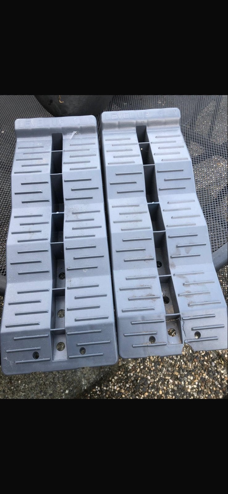 Level Up Slim oprijblokken voor camper/caravan (2 stuks), Ophalen, Gebruikt