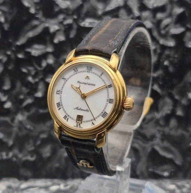 Maurice Lacroix Pontos Ref. 62392 Automaat Date Vintage, Overige merken, Info@mauricelacroix.com, Polshorloge, Ophalen of Verzenden