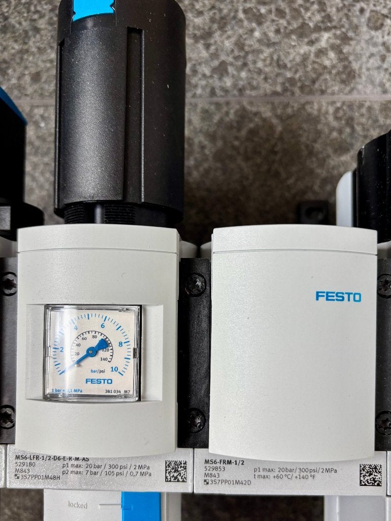 FESTO * NIEUW * MS6 - Luchtverzorging - Safety - Unit, Ophalen of Verzenden, Nieuw