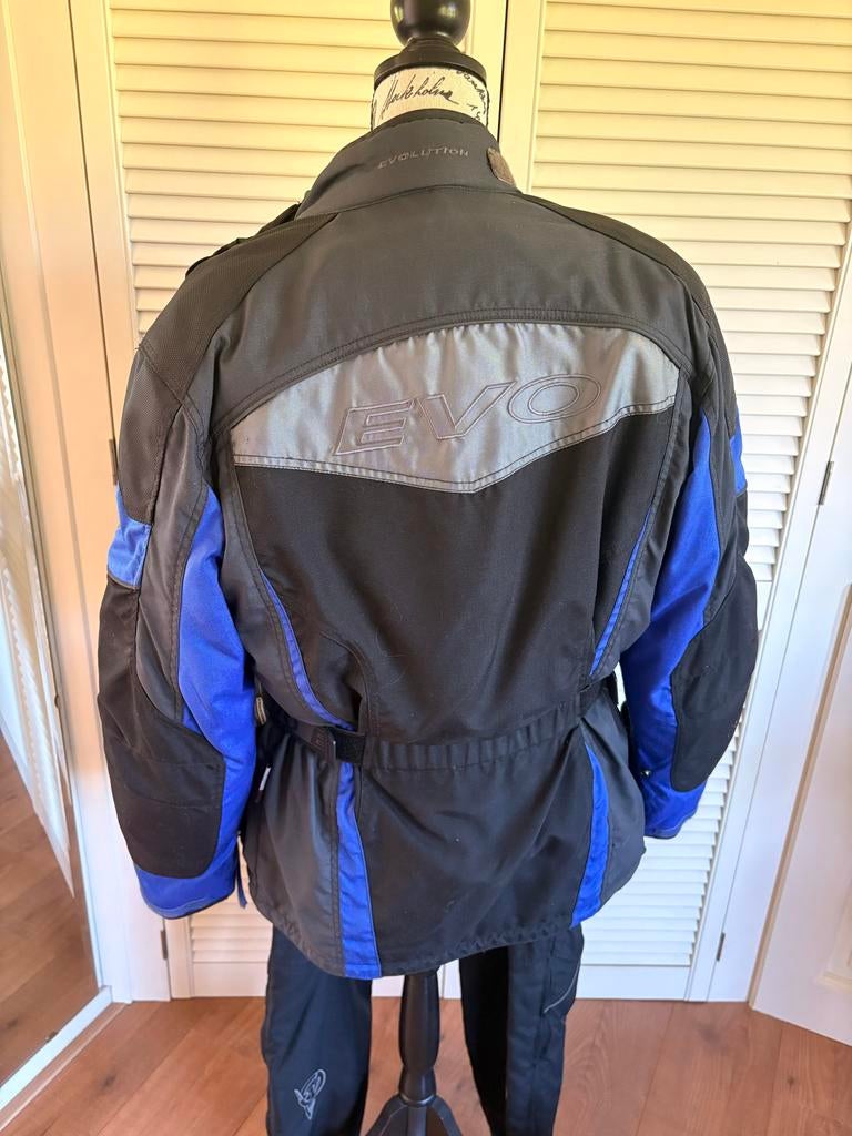 Evolution motorpak - Zwart/Blauw maat M, Ophalen of Verzenden, Tweedehands, Dames, Jas | textiel