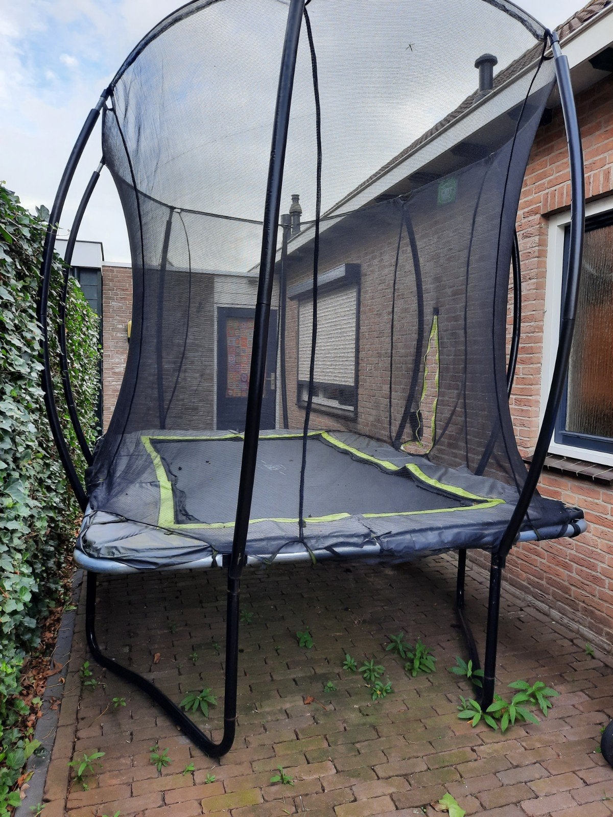 Trampoline 3x2mtr, Ophalen, Zo goed als nieuw