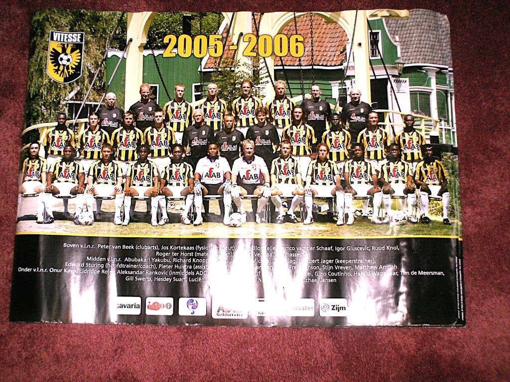 2X VITESSE posters, Verzamelen, Ophalen of Verzenden, Zo goed als nieuw, Overige binnenlandse clubs, Poster, Plaatje of Sticker