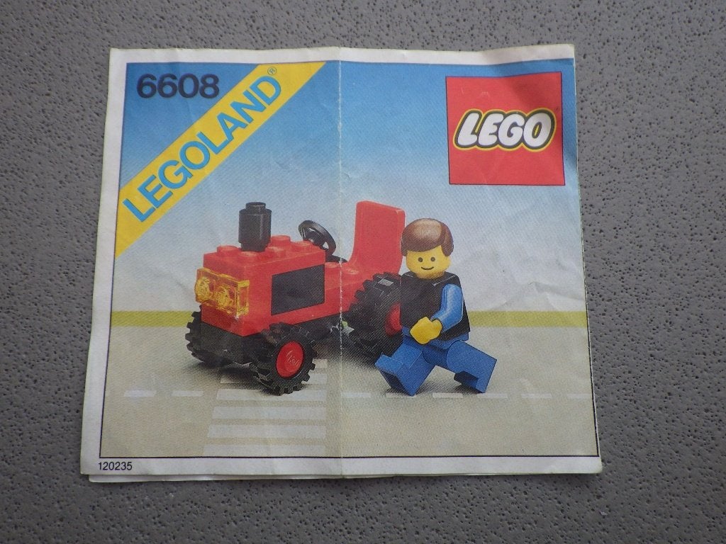 Lego Legoland 6608 boekje, Kinderen en Baby's, Speelgoed | Duplo en Lego, Ophalen of Verzenden, Gebruikt