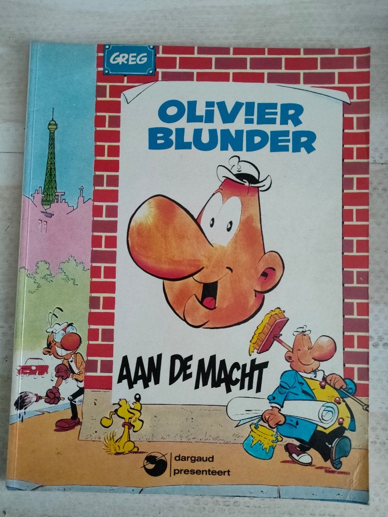 OLIVIER BLUNDER Dargaud-Oberon 1e reeks (jfb-1€), Gelezen, Greg, Ophalen of Verzenden, Meerdere stripboeken
