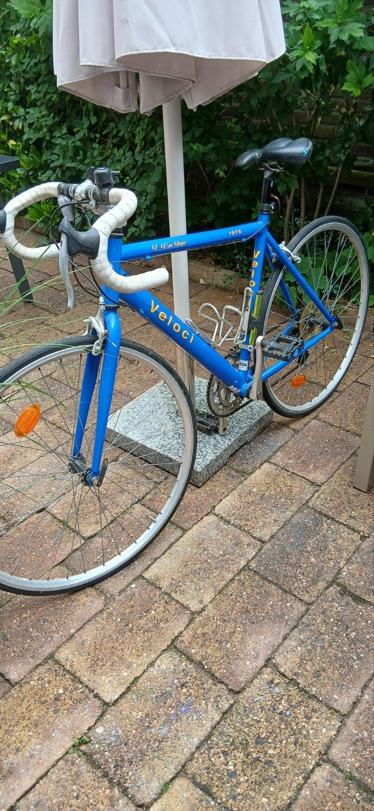 Veloci Racefiets - Blauw, Vintage Stijl, Ophalen