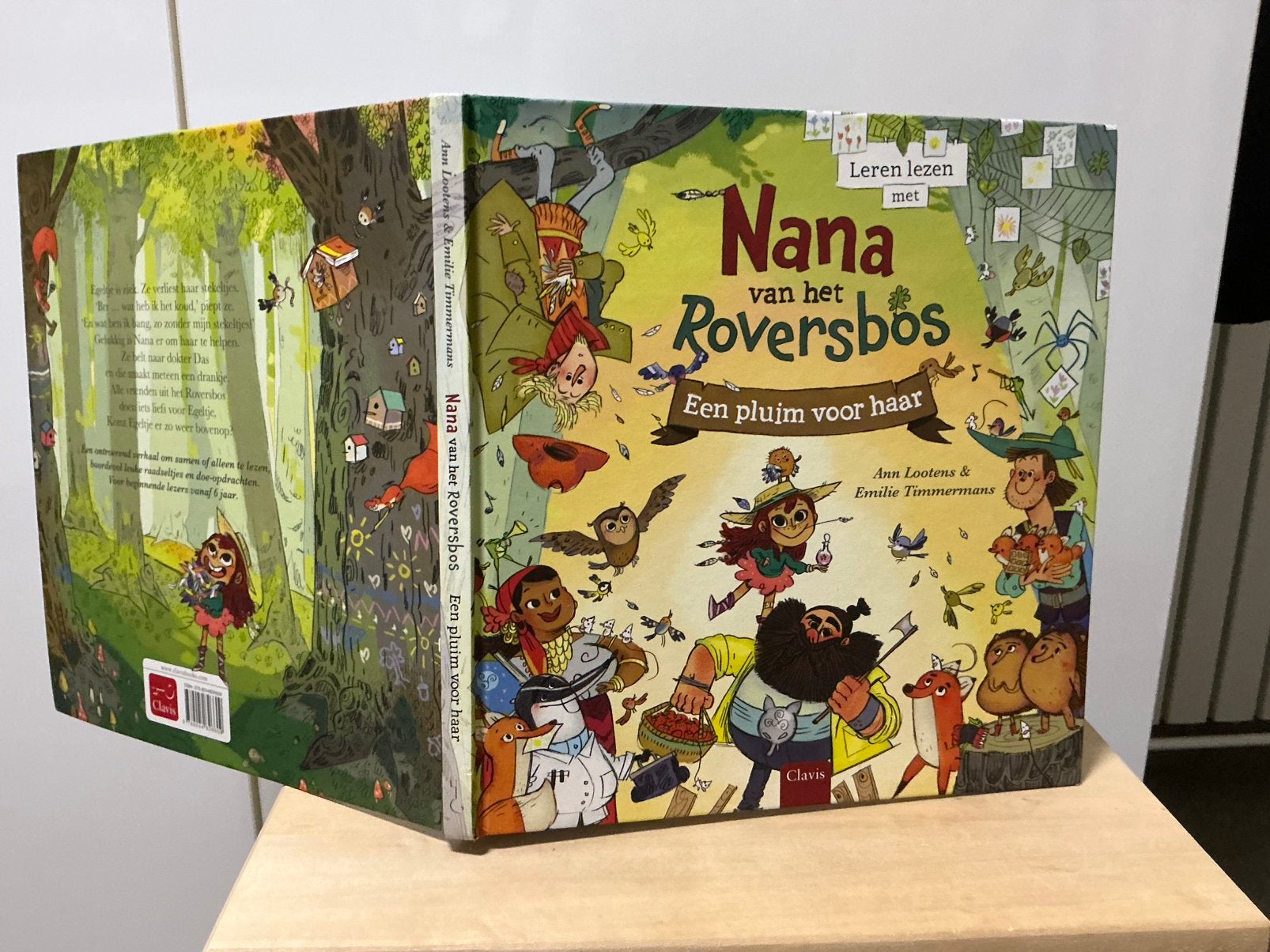 Interactief Boek Nana roversbos samen leren lezen raadsel, Ophalen of Verzenden, Zo goed als nieuw, Fictie algemeen
