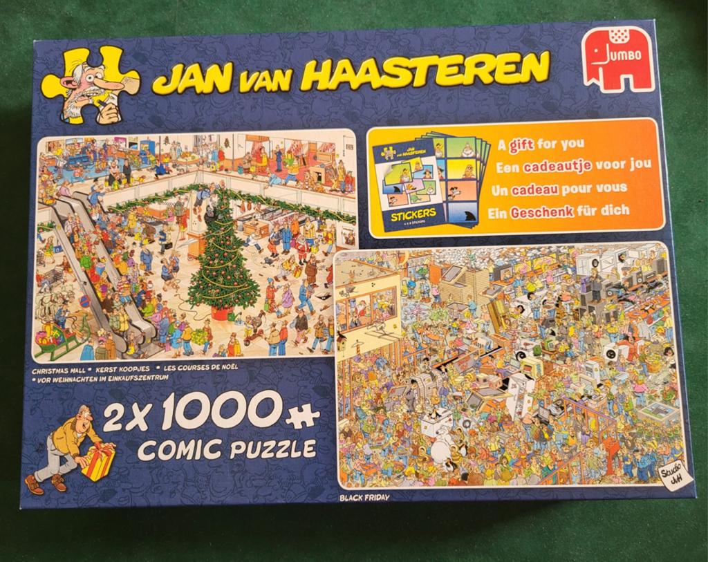 Jan van Haasteren   kerst koopjes en black friday, Ophalen of Verzenden, 500 t/m 1500 stukjes, Zo goed als nieuw