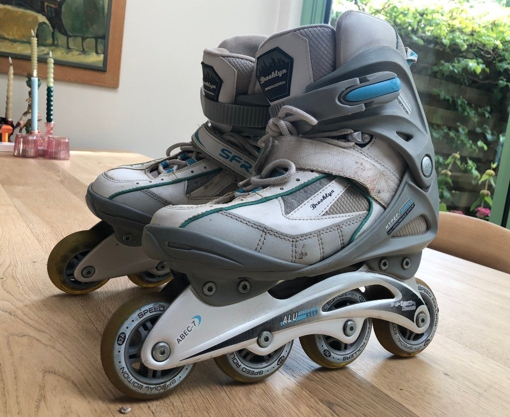 inline skates dames maat 39, Sport en Fitness, Skeelers, Overige merken, Gebruikt, Ophalen of Verzenden, Inline skates 4 wielen