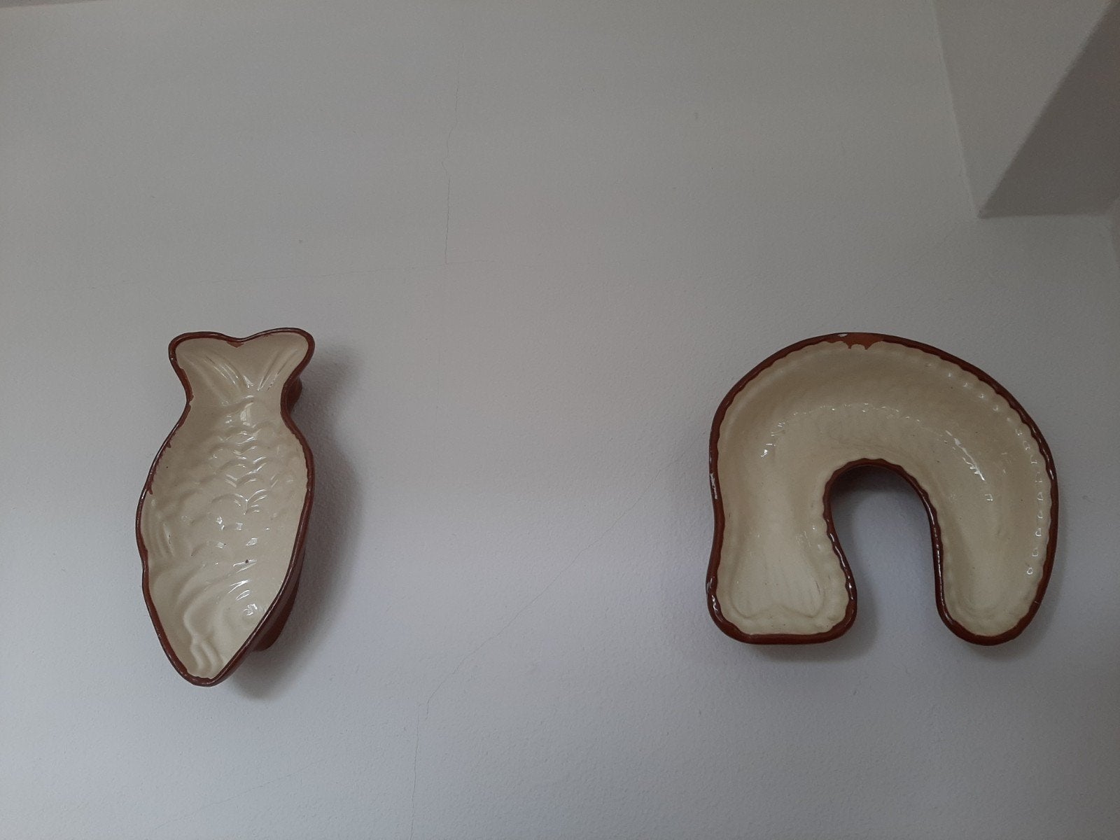 Pudding schalen vormen / keramische schalen / wanddecoratie, Ophalen