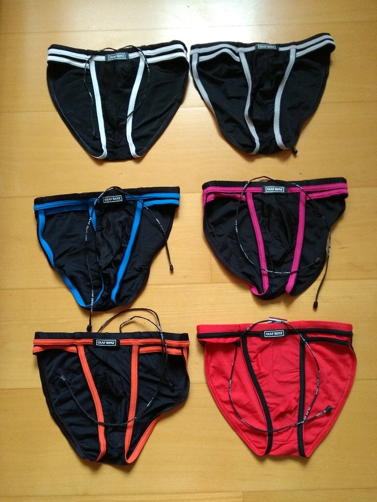 6 stuks Olaf Benz zwemtanga tanga zwembroek kinky maat S, Overige kleuren, Verzenden, Olaf Benz, Zwemslip
