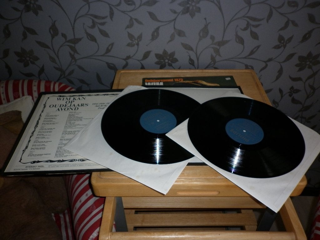 2 lp's vinyl van Wim Kan, Ophalen, Zo goed als nieuw